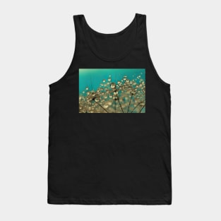 Turquoise Dandelion Drops Tank Top